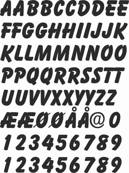 Ballonist, A4 ark, 25 mm