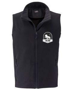 Fleece vest sort