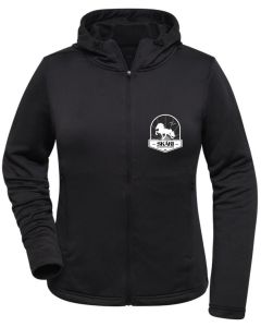 Sort dame zip hoodie 