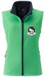 Grøn softshell vest dame