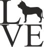 "Love" Mastiff