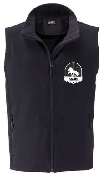 Fleece vest sort